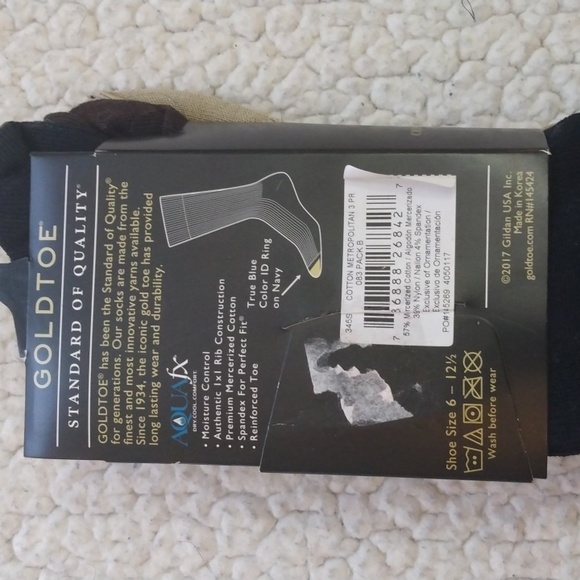 NWT 6 Pair Value Bundle Cotton/Cotton Blend Dress Socks - Picture 8 of 13